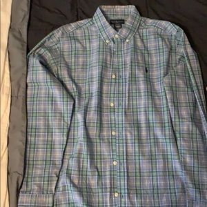 Ralph Lauren Blue Long Sleeve Button Down